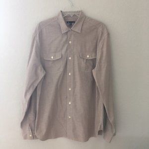 Tan GAP long sleeve button down shirt